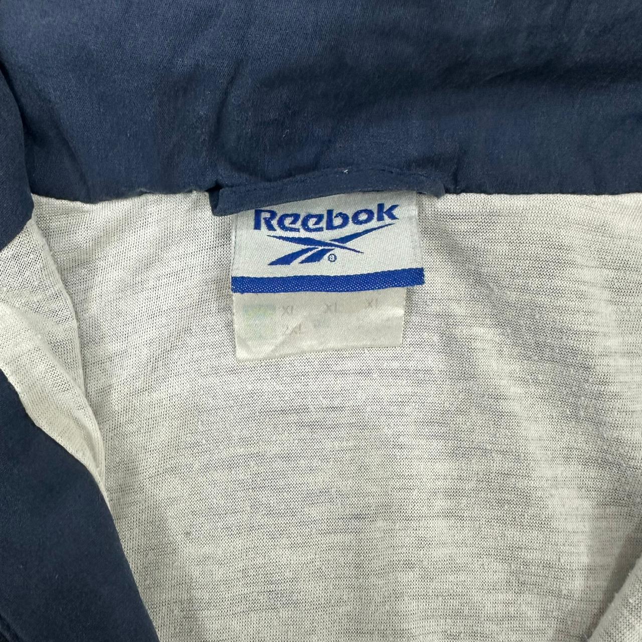 Reebok vintage Windbreaker Trackjacket leichte Jacke blau XL