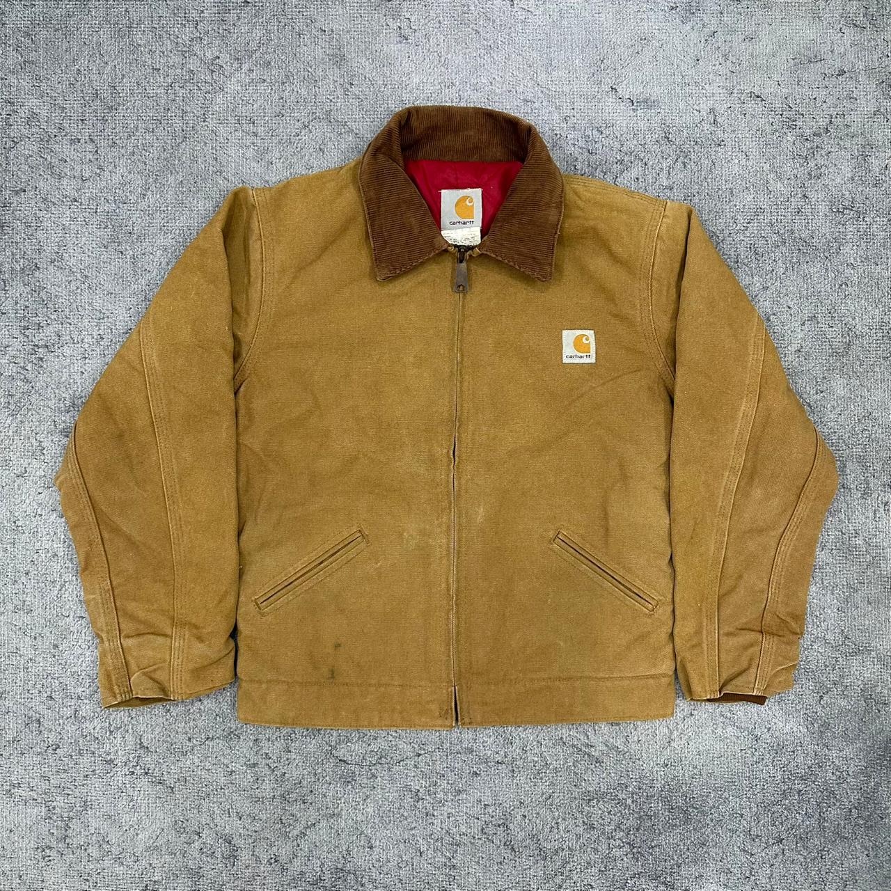 Carhartt vintage Workwear Jacke heavy Jacket Detroit Harrington braun XS