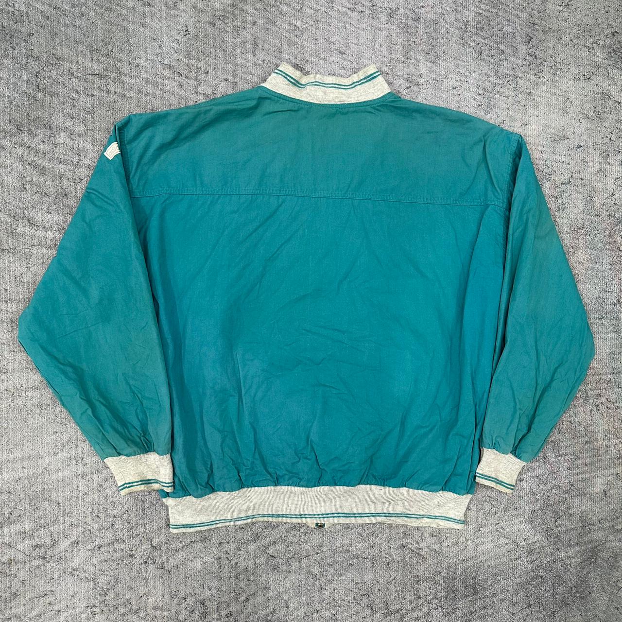 Adidas vintage 80s Jacke Harrington Jacke Bomberjacke Windbreaker grün L