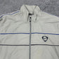 Nike vintage Soccer Windbreaker Trackjacket Jacke grau M