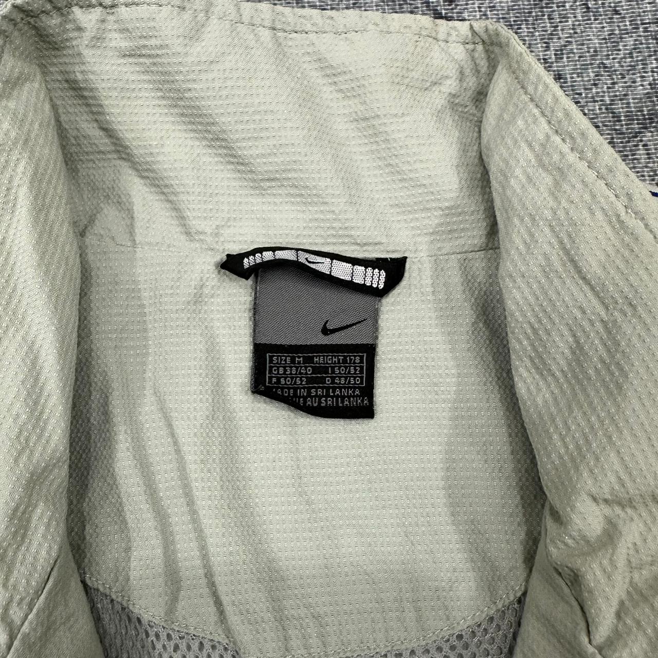 Nike vintage Soccer Windbreaker Trackjacket Jacke grau M