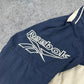 Reebok vintage Windbreaker Trackjacket leichte Jacke blau XL