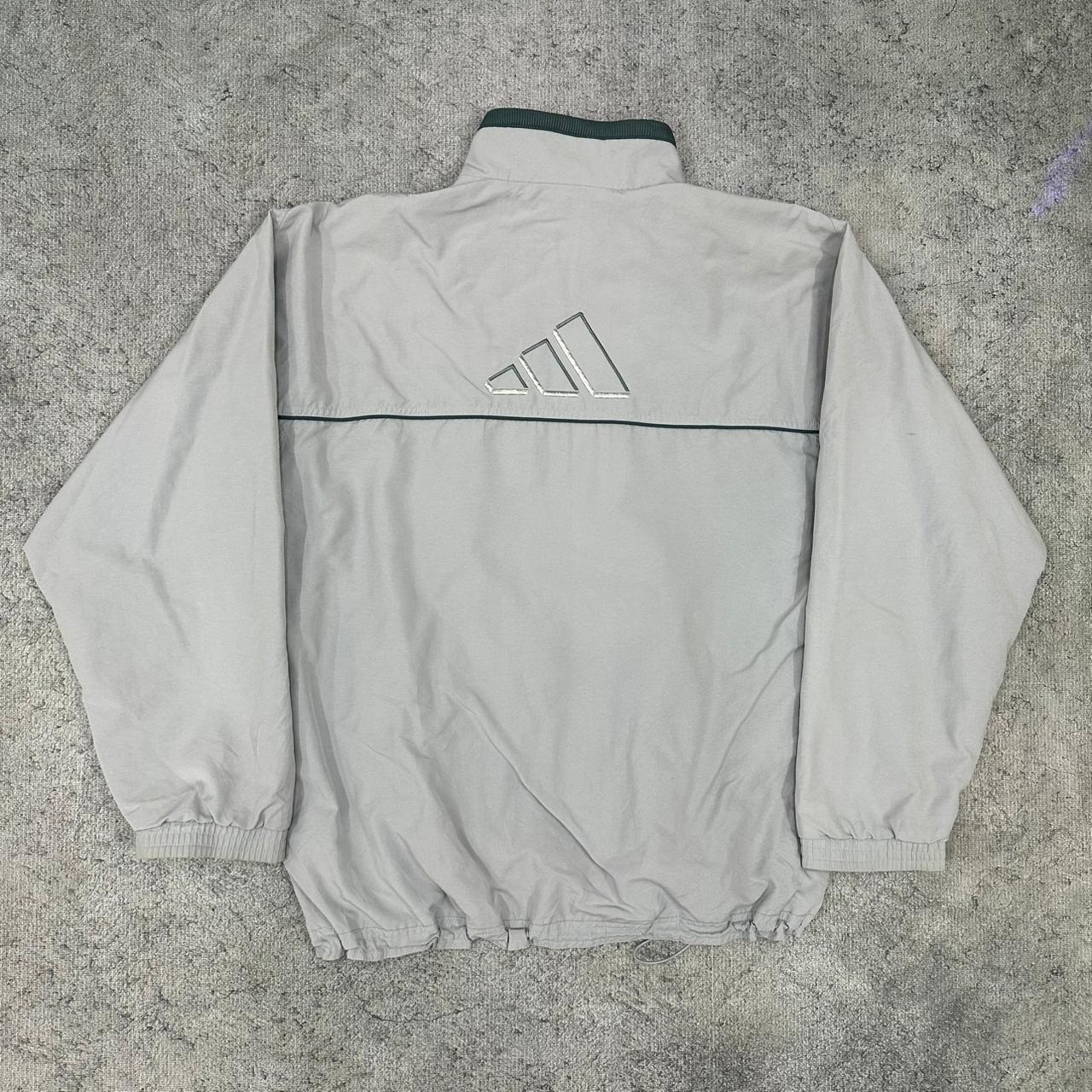 Adidas vintage Windbreaker Trackjacket Jacke grau S