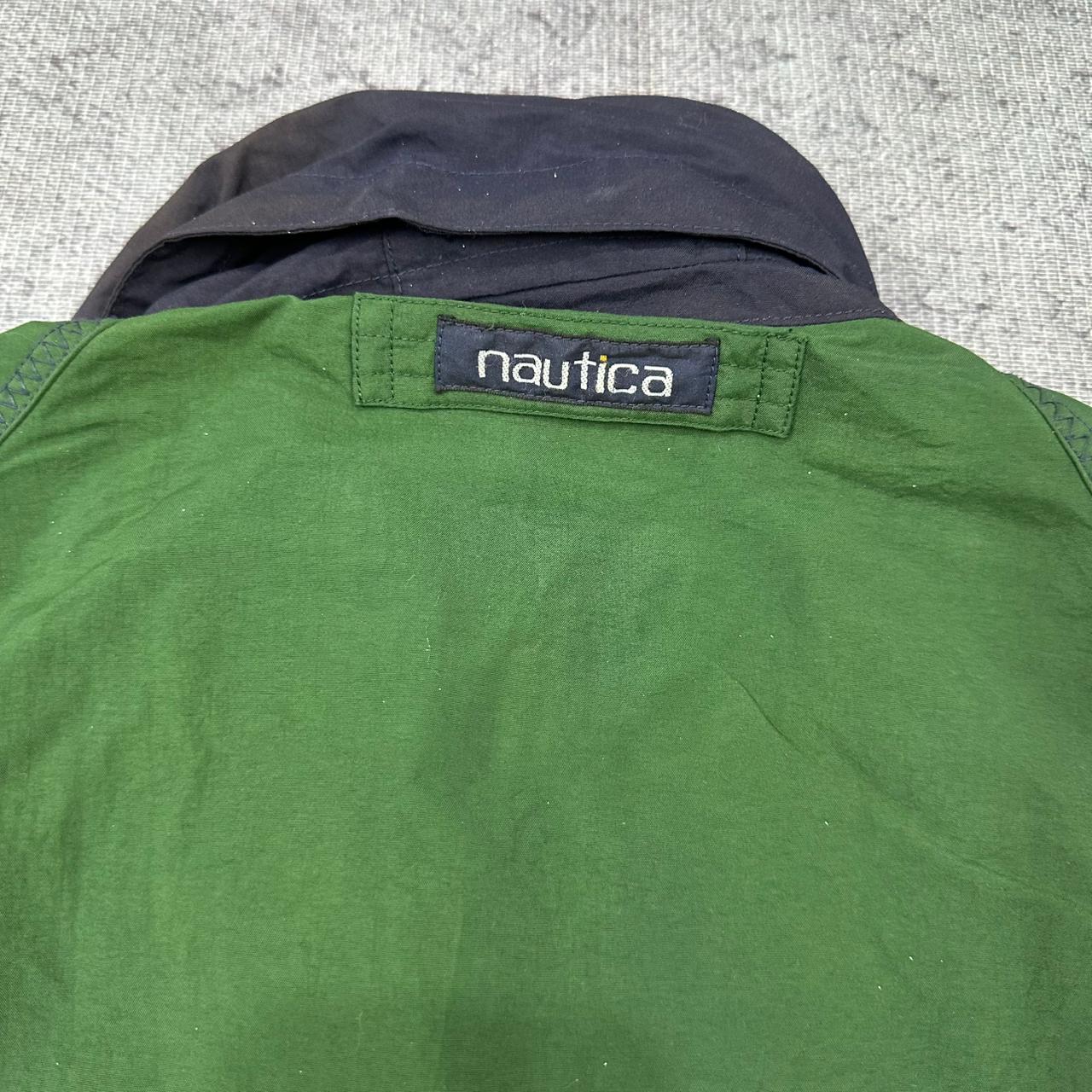 Nautica vintage Windbreaker Jacke grün L