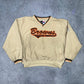 NFL x Puma Cleveland Browns vintage Sweatshirt varsity Jacket Windbreaker Football beige XXL