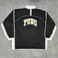 FUBU vintage big Logo Trackjacket Windbreaker Jacke schwarz XXL