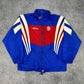 Adidas x Fc 90s Bayern vintage Windbreaker Jacke Trackjacket blau L