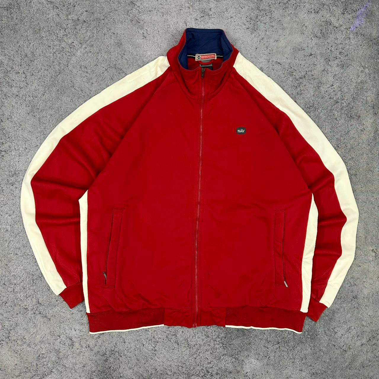 Nike x Oregon USA 90s vintage Zipper Sweatshirt Jacke rot L