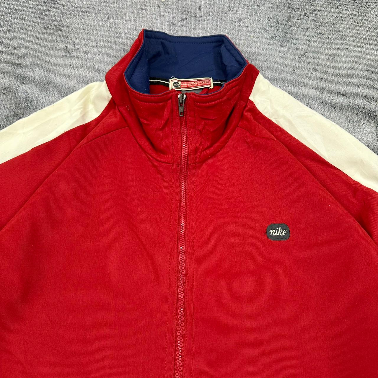 Nike x Oregon USA 90s vintage Zipper Sweatshirt Jacke rot L