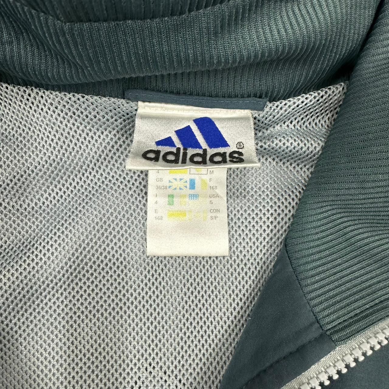 Adidas vintage Windbreaker Trackjacket Jacke grau S