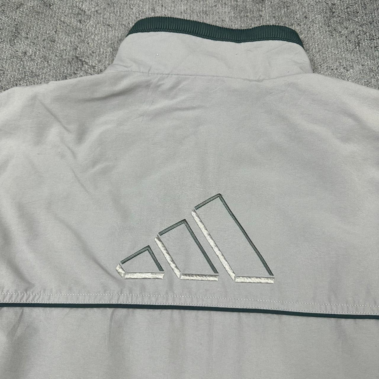Adidas vintage Windbreaker Trackjacket Jacke grau S