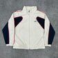 Reebok vintage Trackjacket Windbreaker Jacke weiß XS