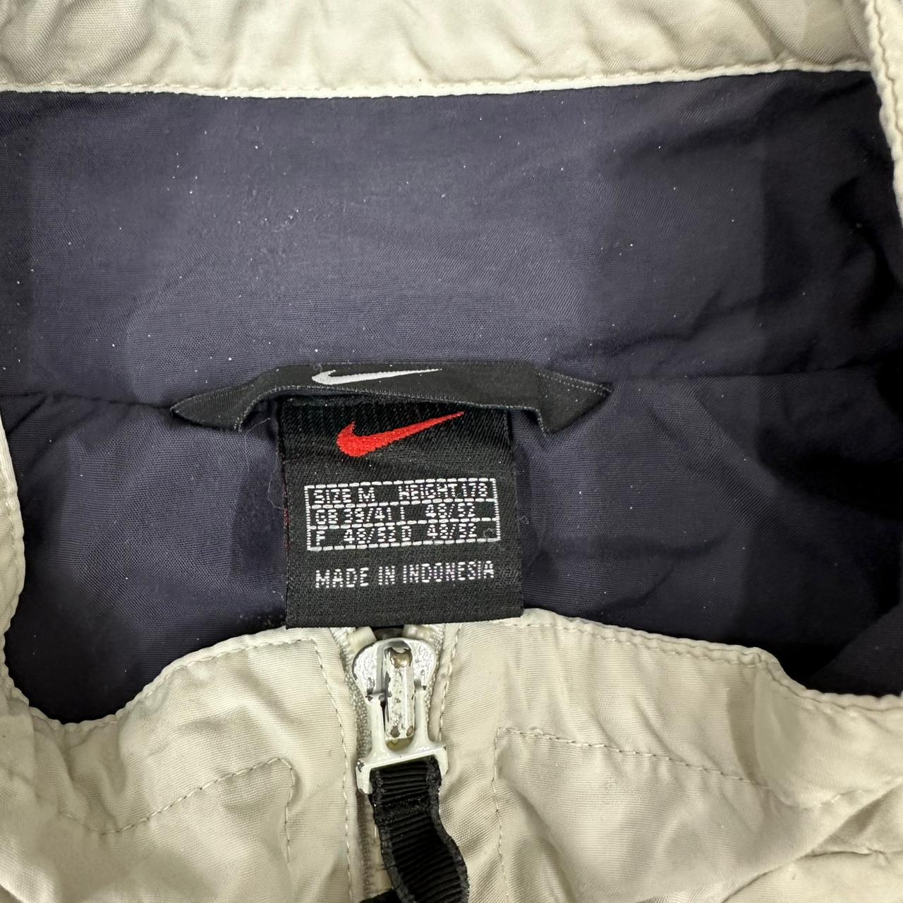 Nike vintage big Swoosh Windbreaker Trackjacket Jacke weiß M