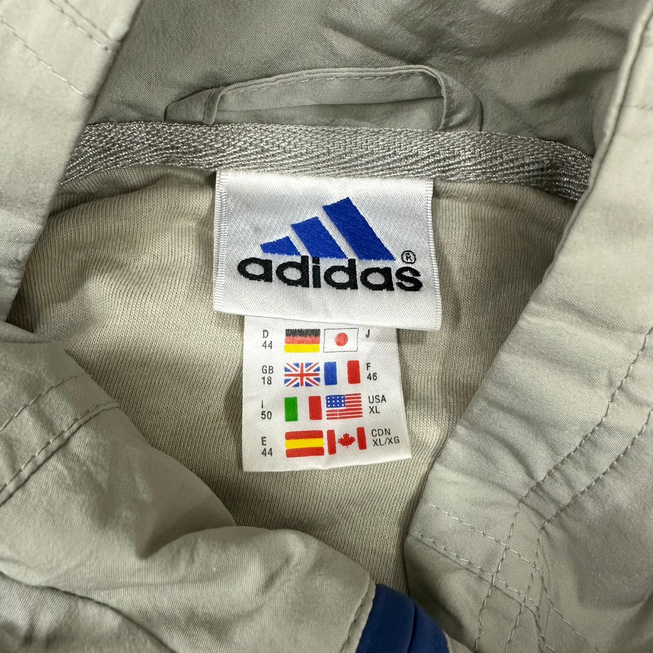 Adidas vintage Windbreaker Trackjacket Y2K Jacke beige L