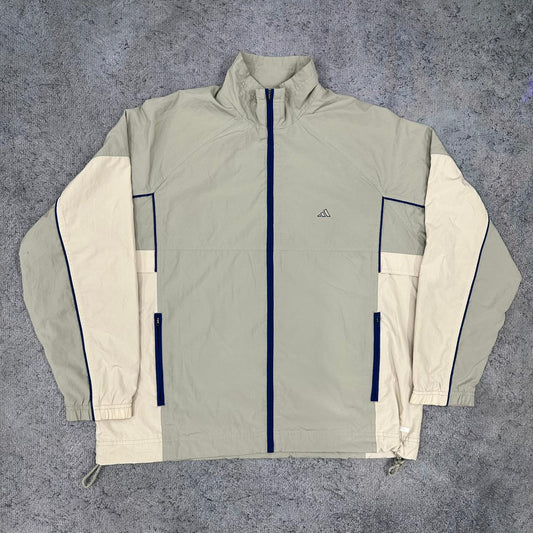 Adidas vintage Windbreaker Trackjacket Y2K Jacke beige L