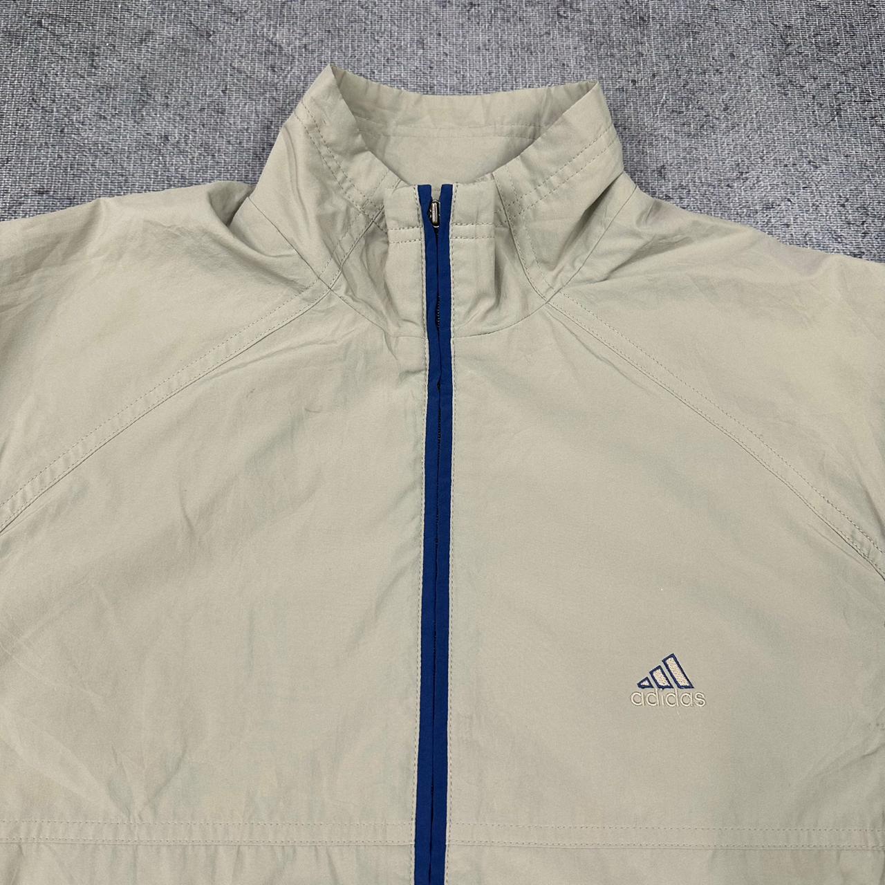 Adidas vintage Windbreaker Trackjacket Y2K Jacke beige L