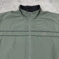 Adidas vintage big Logo Windbreaker Jacke Trackjacket grün XL