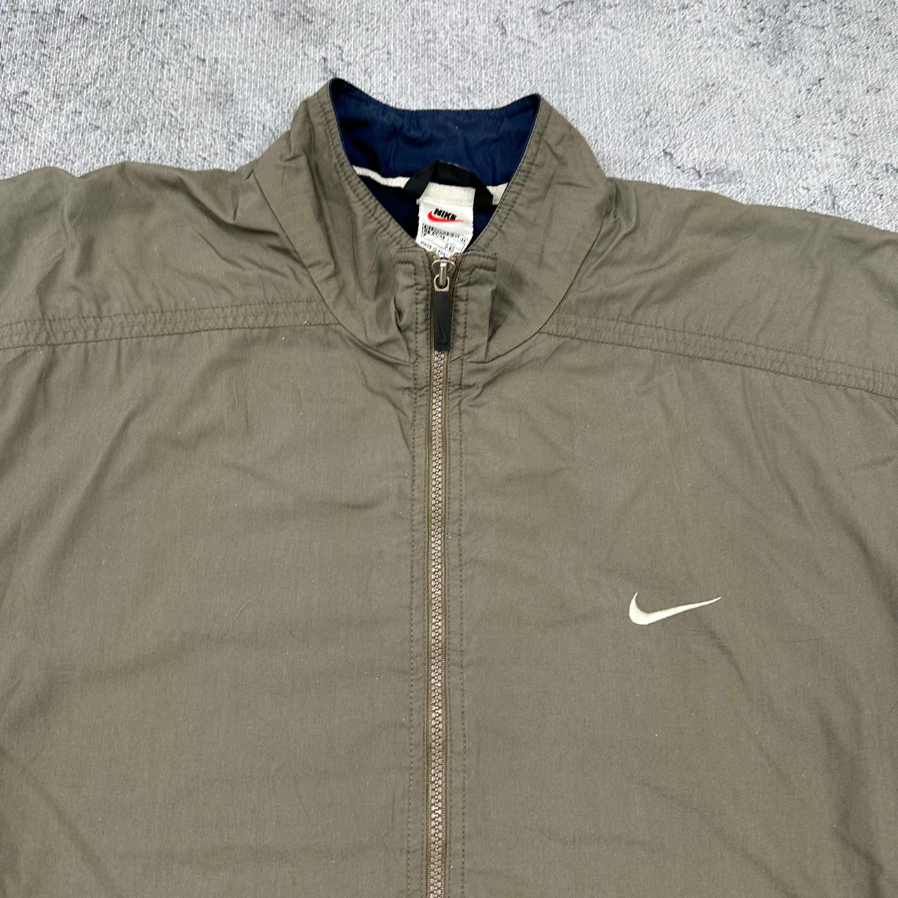 Nike vintage Windbreaker Trackjacket Jacke streetwear Khaki Grün XXL