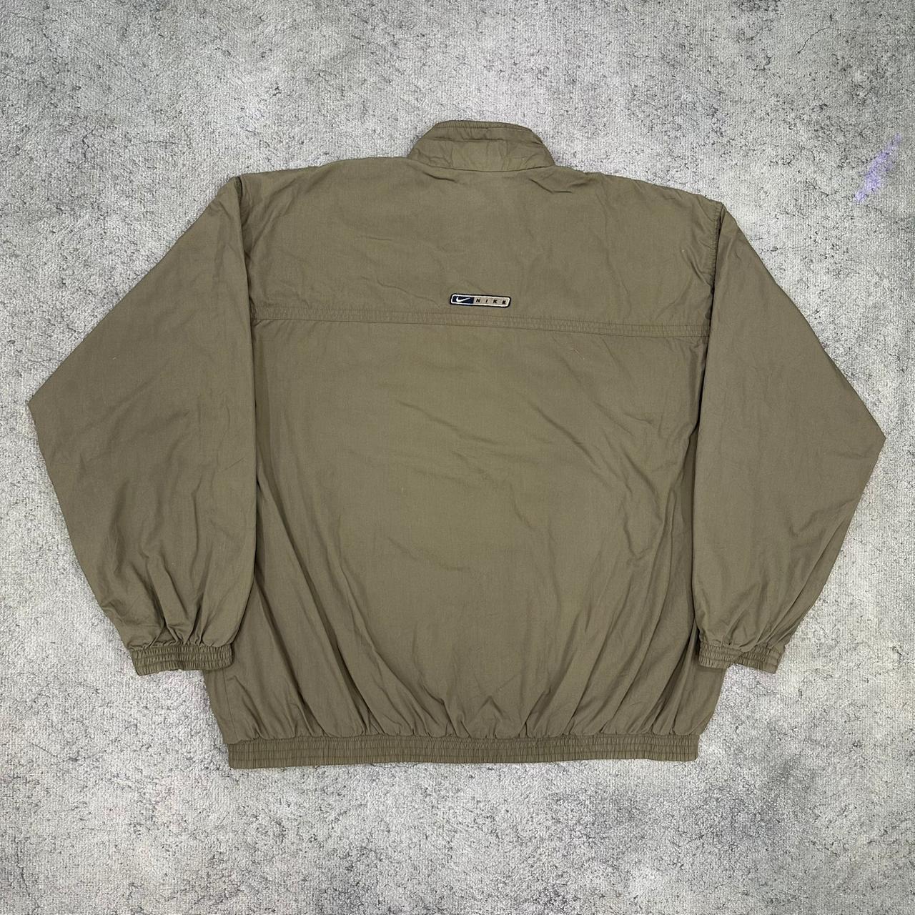 Nike vintage Windbreaker Trackjacket Jacke streetwear Khaki Grün XXL