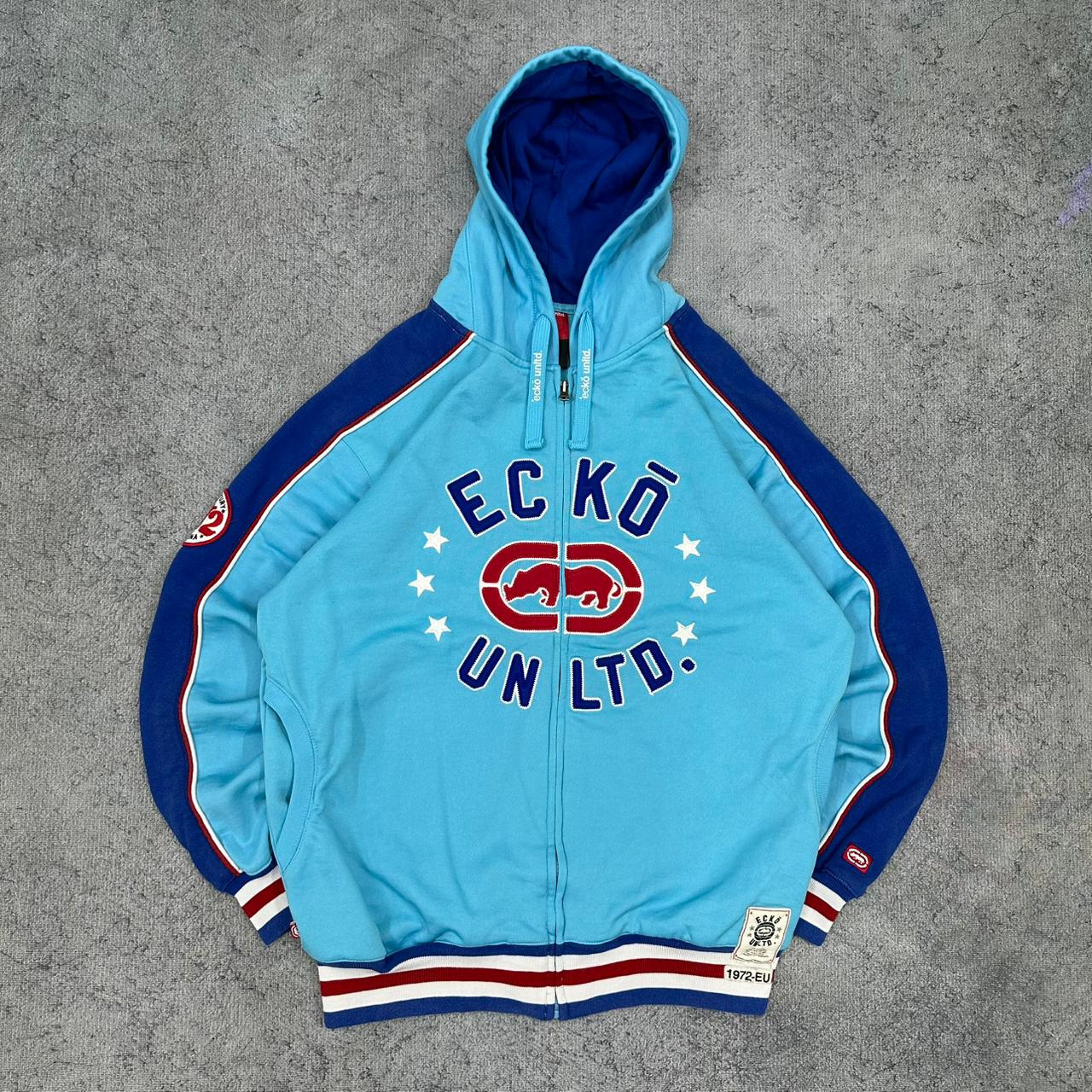 Ecko Unltd. Vintage Kapuzenjacke Zipper Pullover Hoodie M