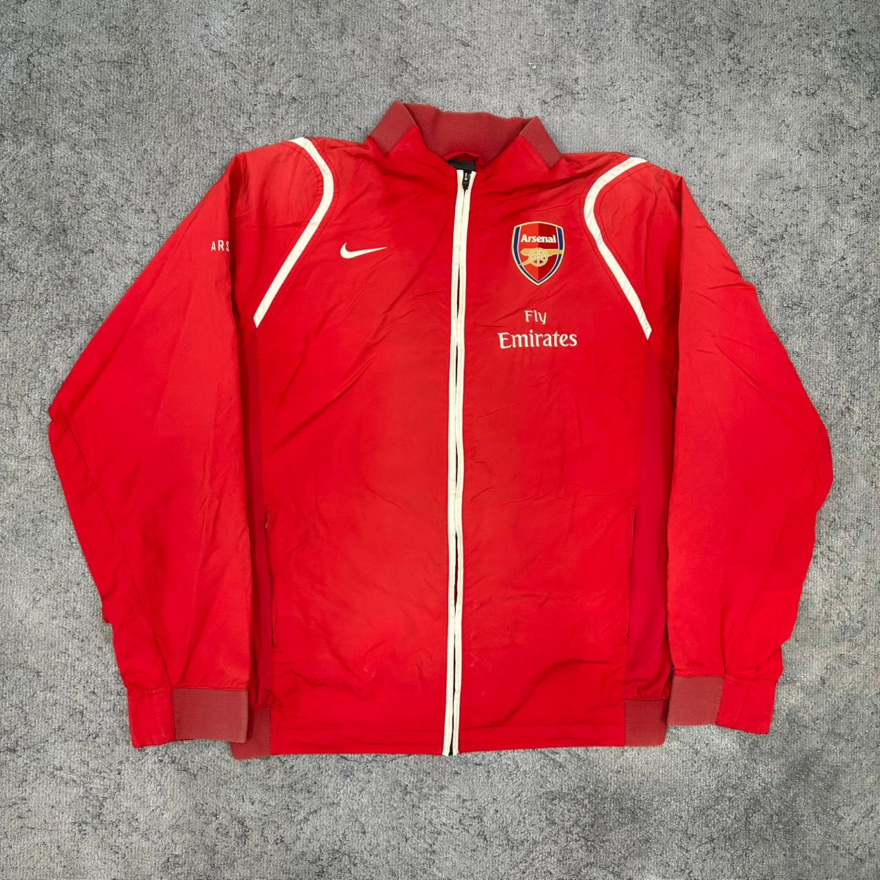Nike x FC Arsenal vintage Windbreaker Jacke Trackjacket Trainingsjacke rot L