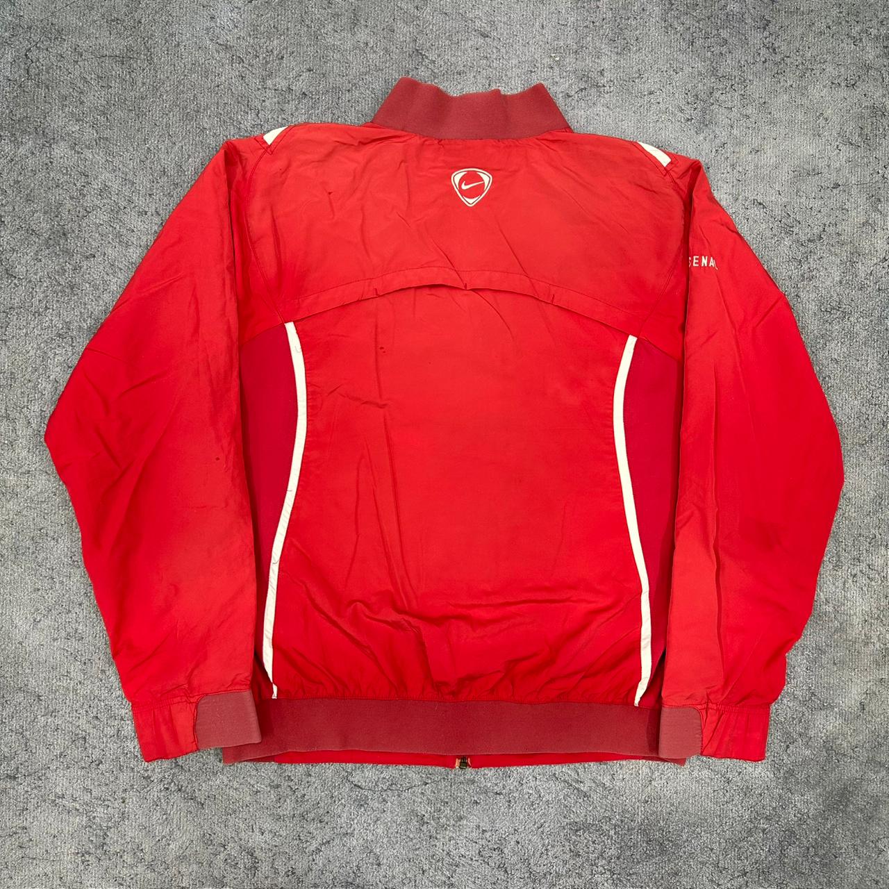 Nike x FC Arsenal vintage Windbreaker Jacke Trackjacket Trainingsjacke rot L