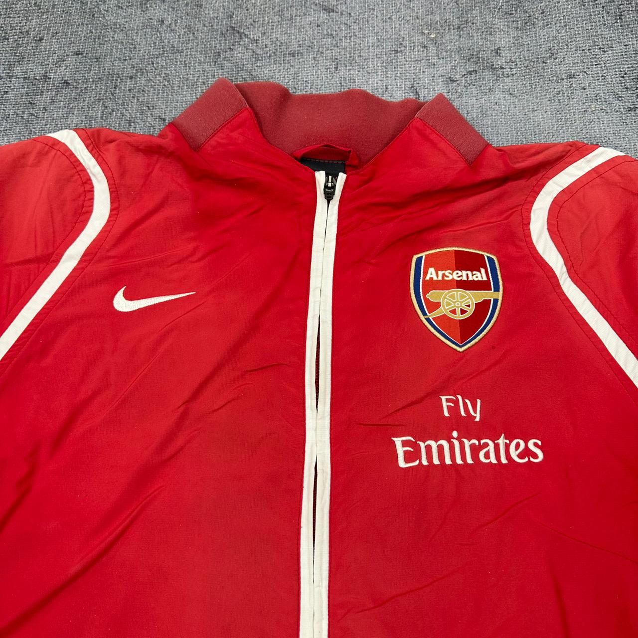 Nike x FC Arsenal vintage Windbreaker Jacke Trackjacket Trainingsjacke rot L