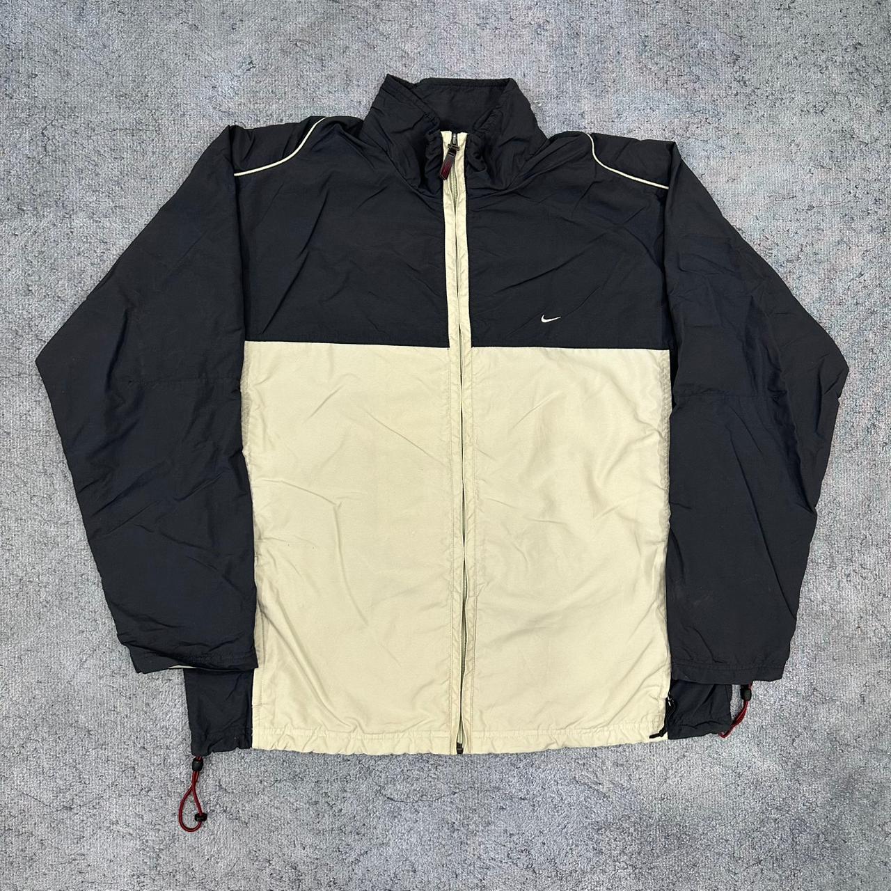 Nike vintage Windbreaker Jacke Trackjacket beige L