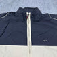 Nike vintage Windbreaker Jacke Trackjacket beige L