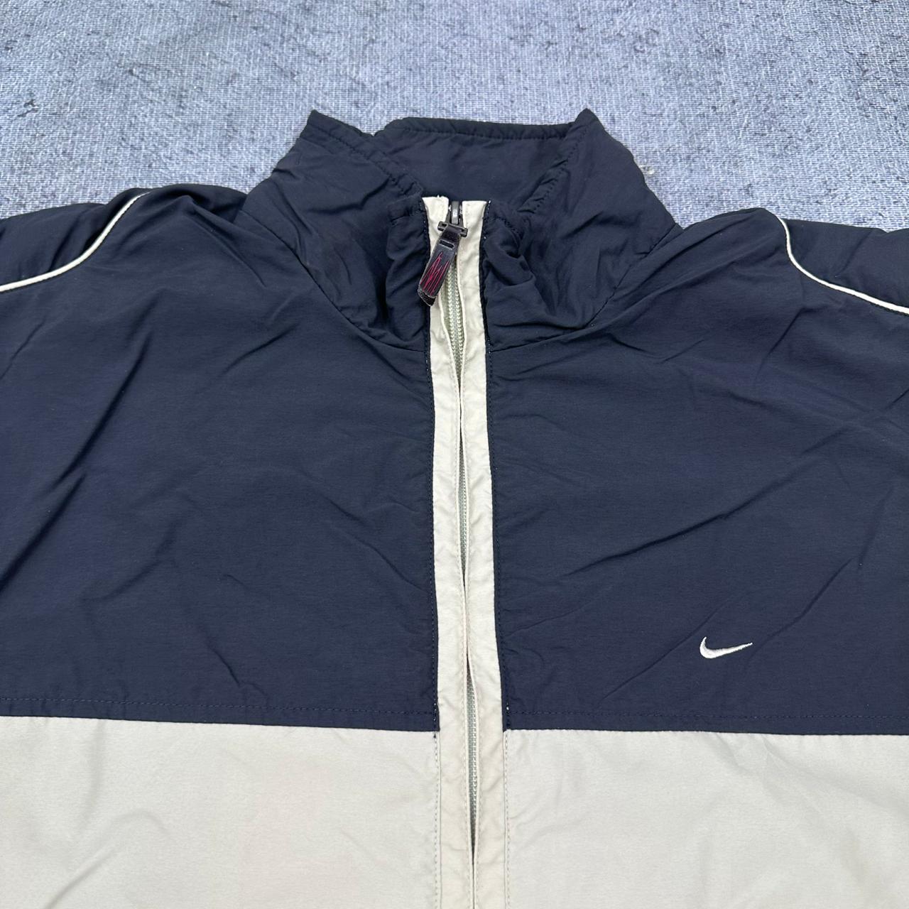 Nike vintage Windbreaker Jacke Trackjacket beige L