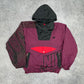 Nike vintage 80s crazy Windbreaker Trackjacket Jacke lila M