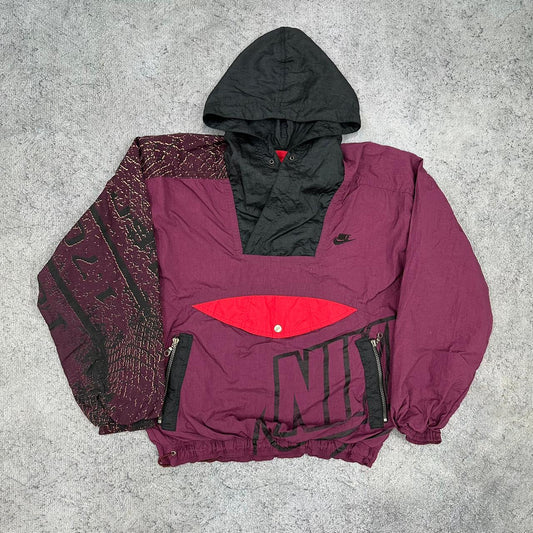 Nike vintage 80s crazy Windbreaker Trackjacket Jacke lila M
