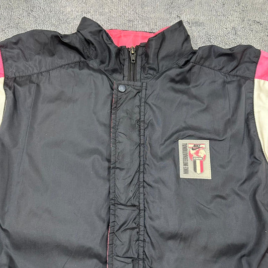 Nike International vintage 90s Windbreaker Trackjacket Y2K Jacke L