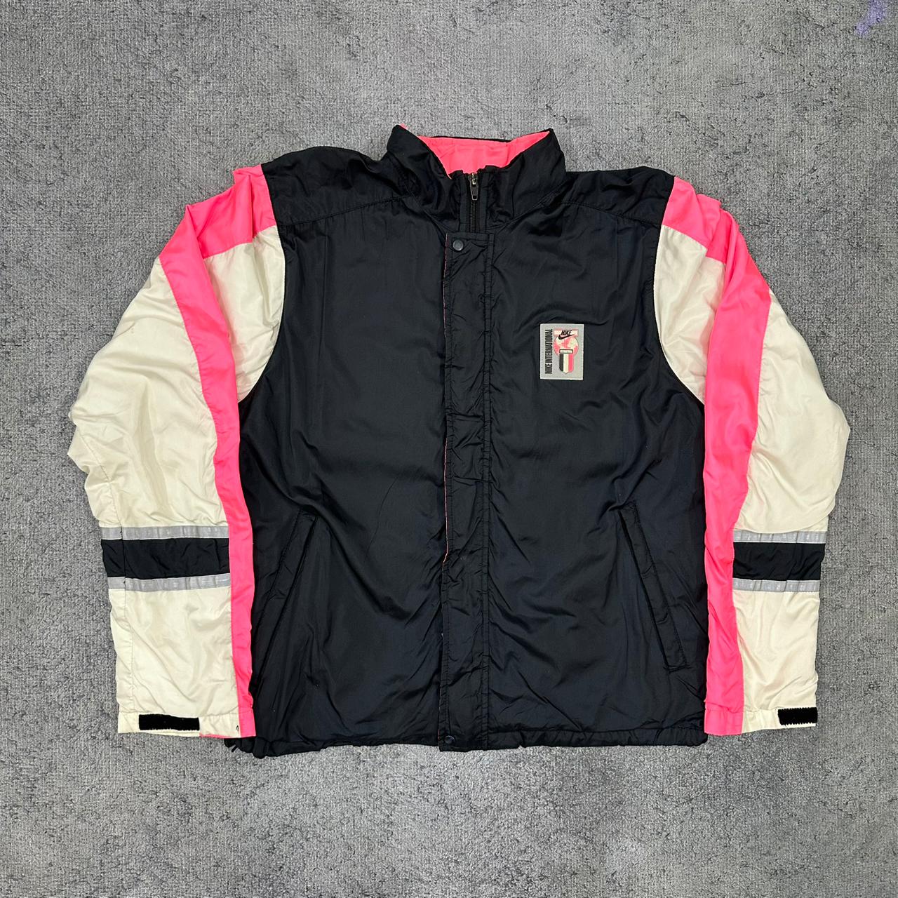 Nike International vintage 90s Windbreaker Trackjacket Y2K Jacke L