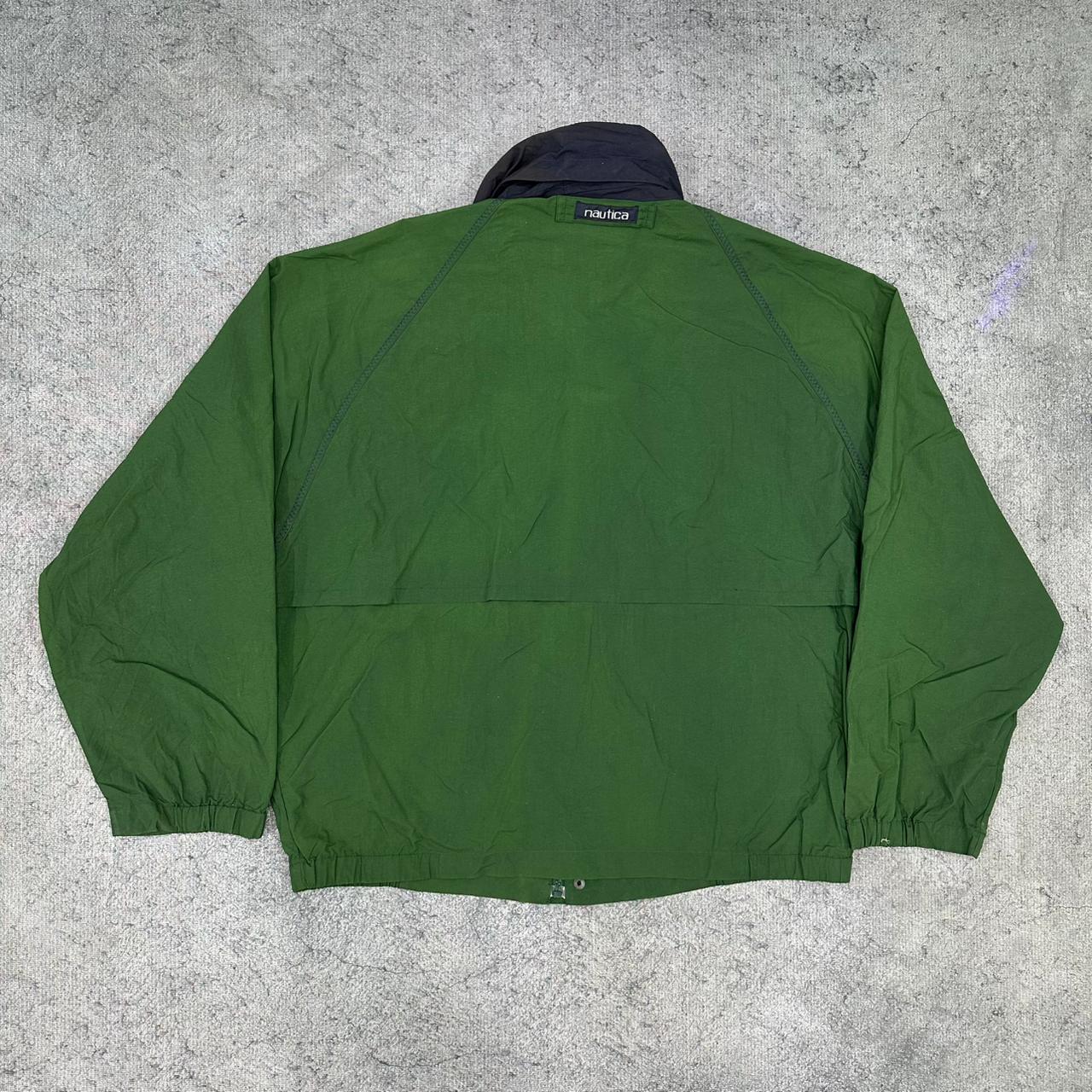 Nautica vintage Windbreaker Jacke grün L