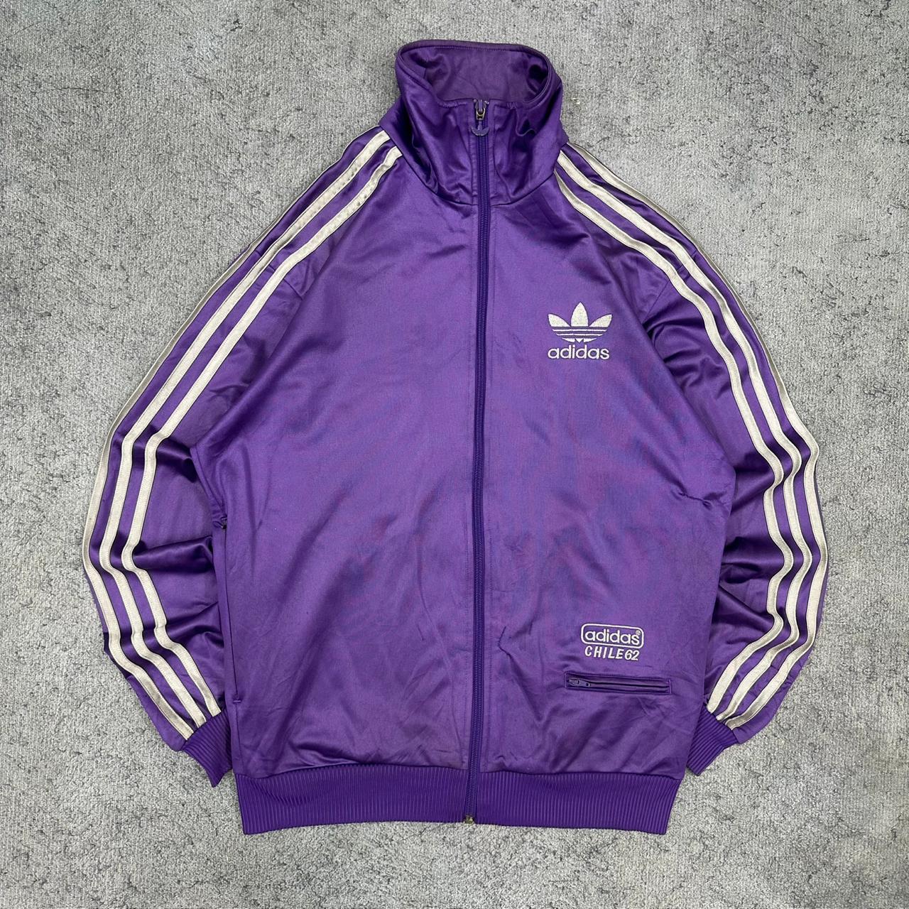 Adidas Chile 62 vintage 90s Zipper Trainingsjacke Trackjacket Jacke lila S