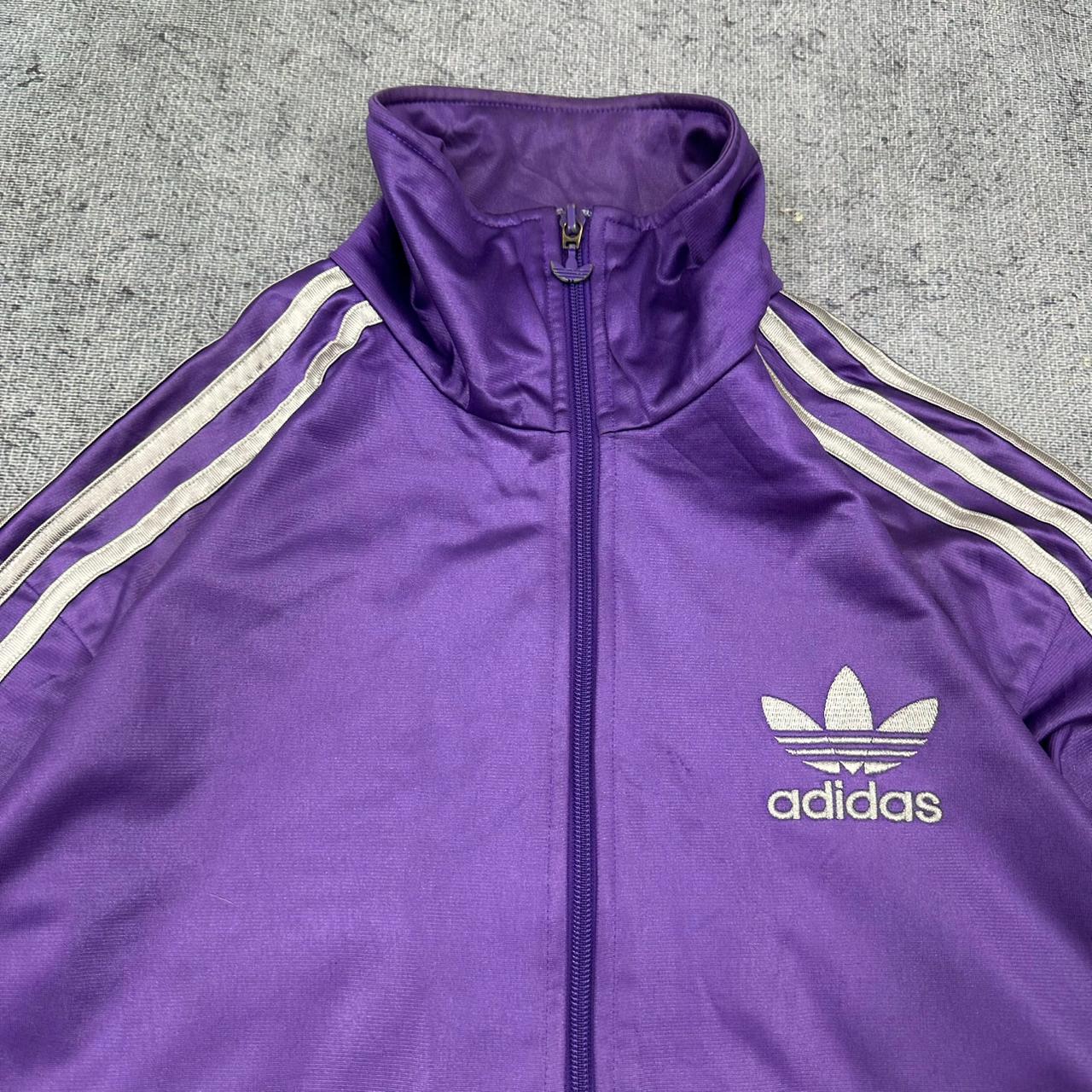 Adidas Chile 62 vintage 90s Zipper Trainingsjacke Trackjacket Jacke lila S