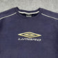Umbro vintage Sweatshirt Sweater Crewneck streetwear blau XL