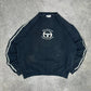 Sergio Tacchini Crewneck blau, Rückansicht flach liegend