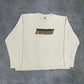 Nike vintage Swoosh Sweatshirt Sweater Crewneck beige XXL