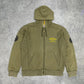 Nike Oregon Hockey Zipper Hoodie – Vintage Grün – Herren M
