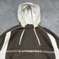 Umbro vintage big Logo Hoodie Pullover braun M