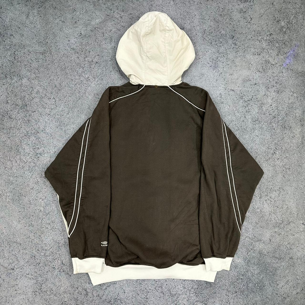 Umbro vintage big Logo Hoodie Pullover braun M