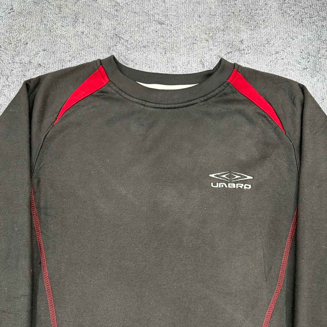 Umbro vintage Sweatshirt Sweater Crewneck schwarz M