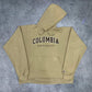 Champion vintage big Logo Hoodie Pullover USA College beige XXL