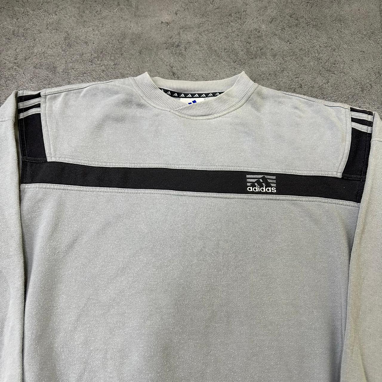 Adidas vintage Y2K Sweatshirt Sweater Crewneck blau L
