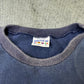 Adidas vintage 90s Sweatshirt Sweater big Logo embroidery Crewneck washed blau L