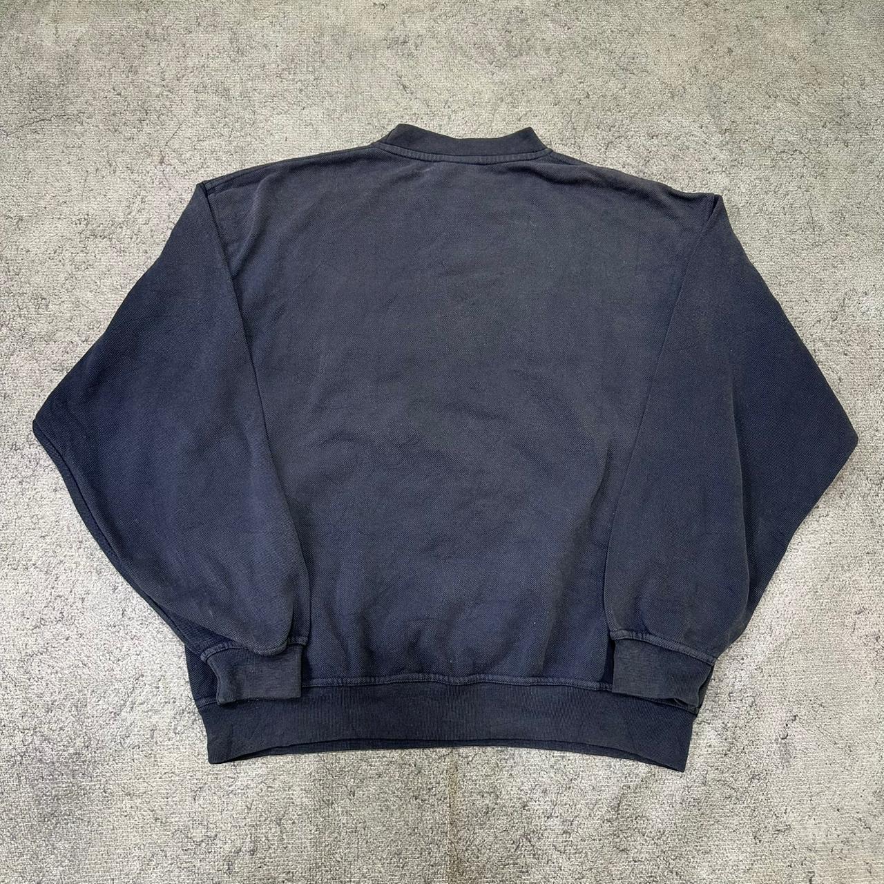 Reebok vintage Campus Sweatshirt Sweater big Logo embroidery Crewneck blau M