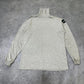 Adidas Equipment vintage Turtleneck Sweatshirt Langarm shirt grau L