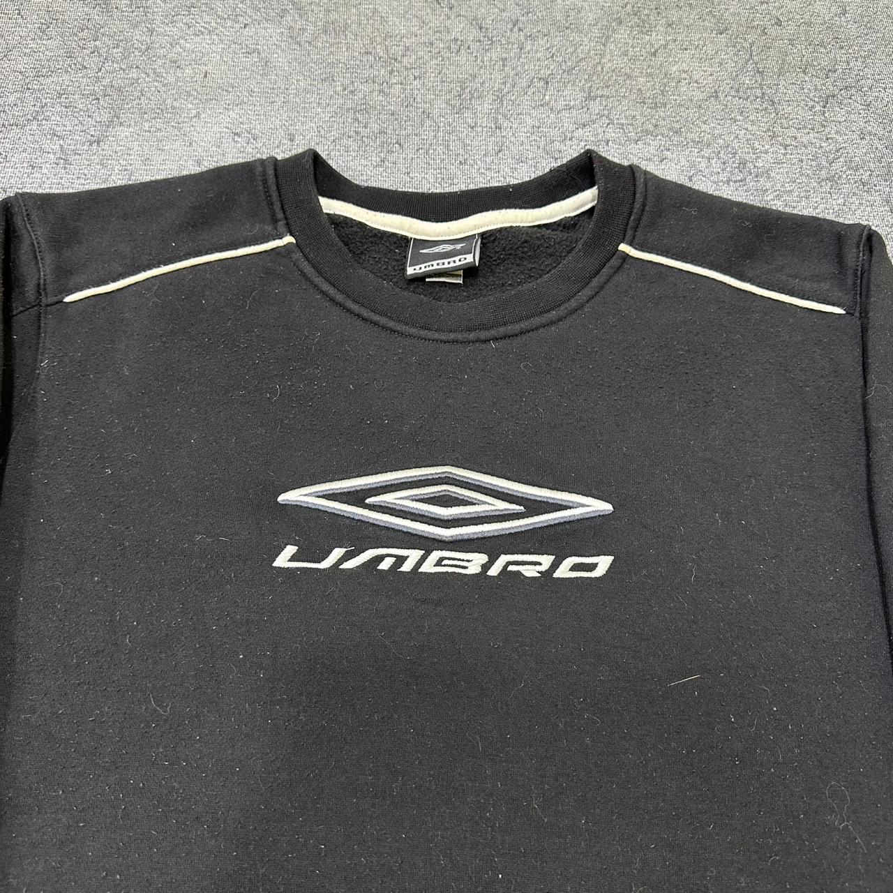 Umbro vintage big Logo Sweatshirt Sweater Crewneck schwarz L